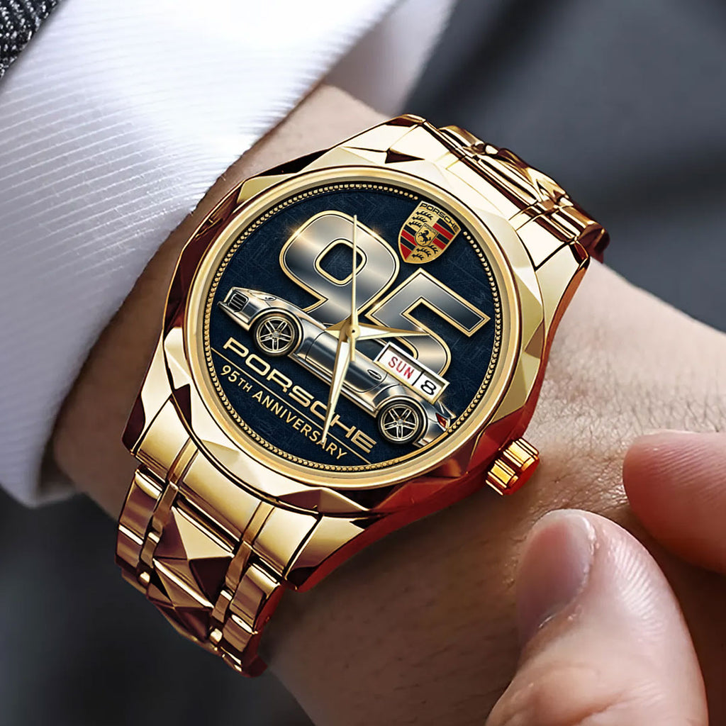 Porsche 95th Anniversary Alloy Luxury Quartz Watch – TMTHU3228