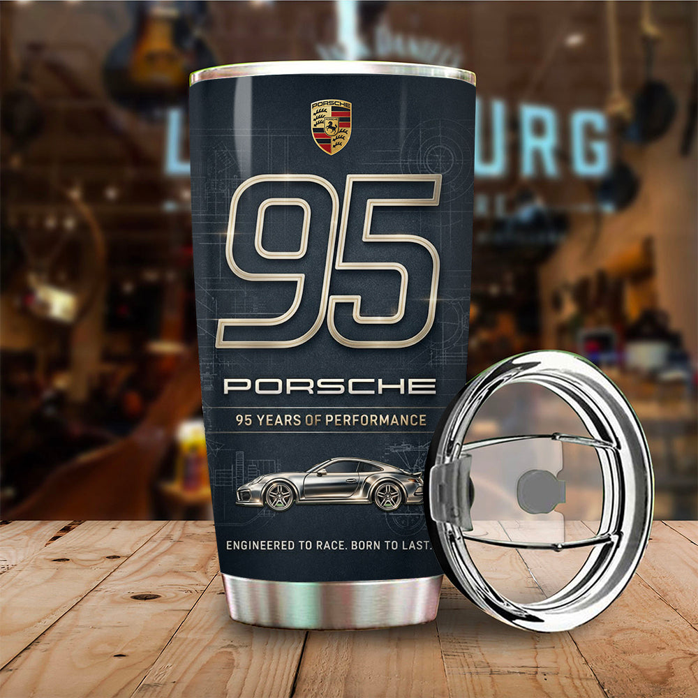 Personalized Porsche 95th Anniversary Tumbler Cup – TMTHU3127