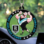 Port Adelaide FC Custom Shape 2-sided Acrylic Car Ornament – HOATT13360