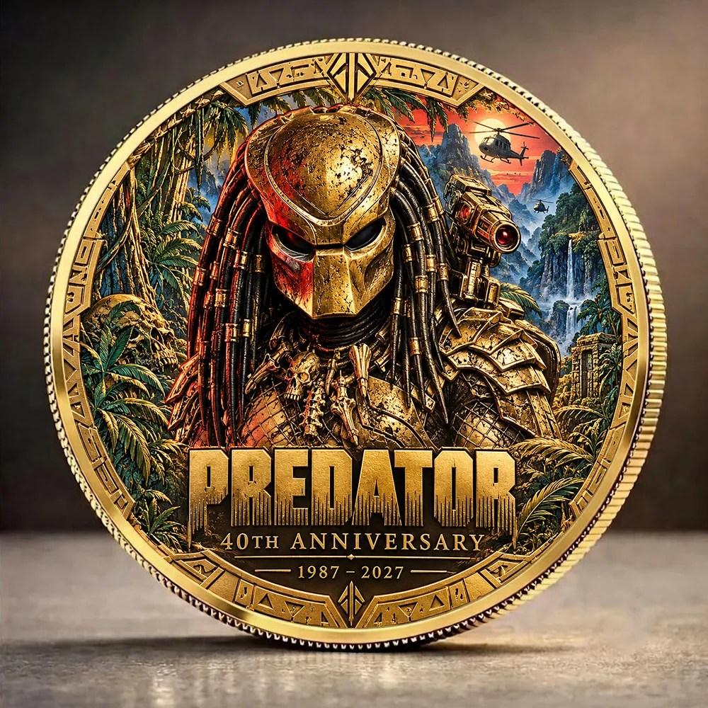 Predator 40th Anniversary Commemorative Coin – GNE8827