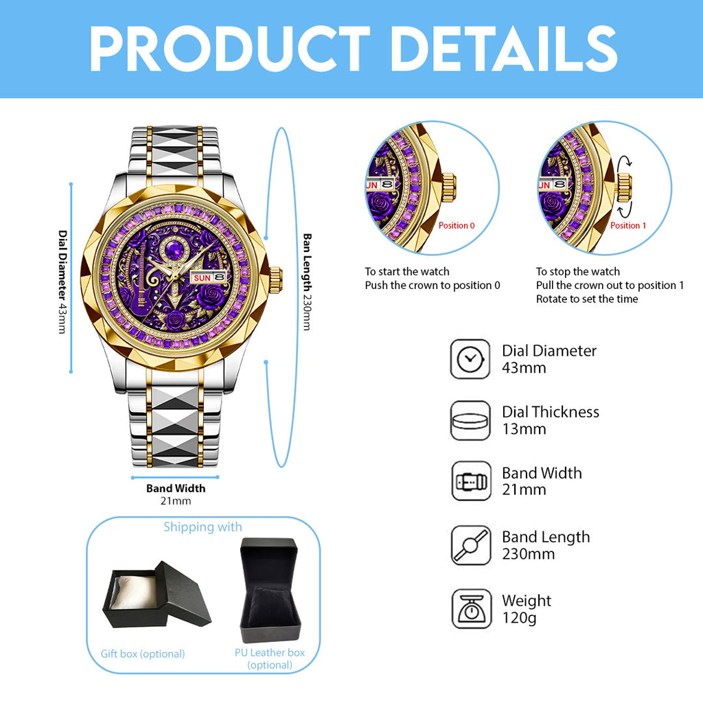 Prince Alloy Luxury Quartz Watch – HOATT16127
