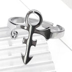 Prince Memorial Symbol Stainless Steel Ring – MAITMDROP055