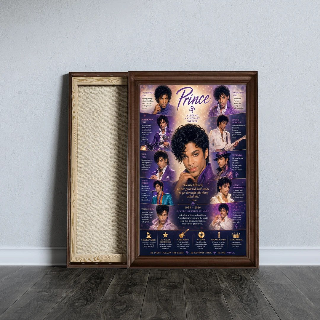 Prince Rectangle Canvas With Inner Frame – TMTHU8607