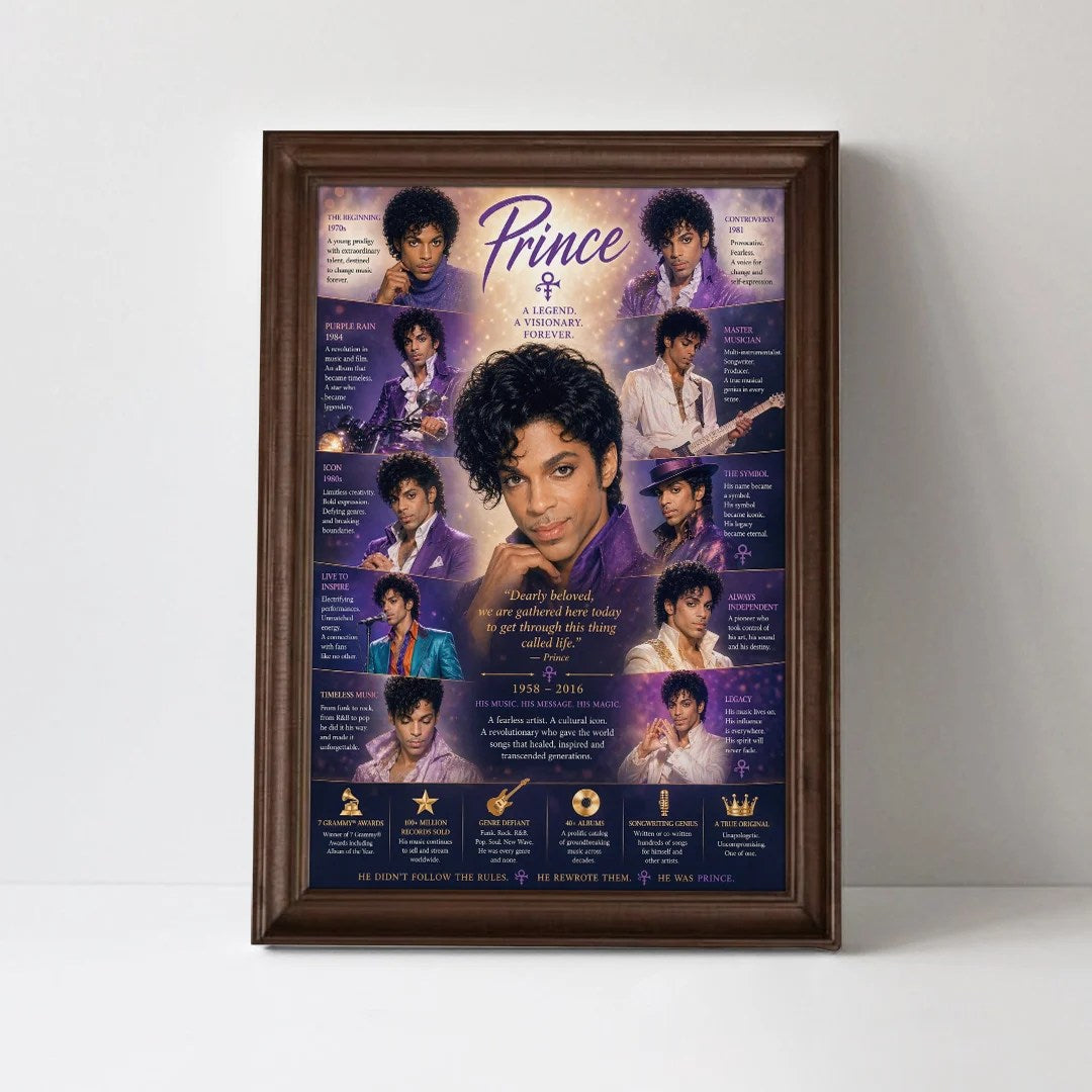 Prince Rectangle Canvas With Inner Frame – TMTHU8607
