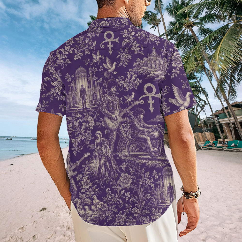 Prince Short Sleeve Button-Down Shirt – TMTHU7785