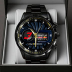 Red Bull Racing x Max Verstappen Black Stainless Steel Watch – TANTN19910