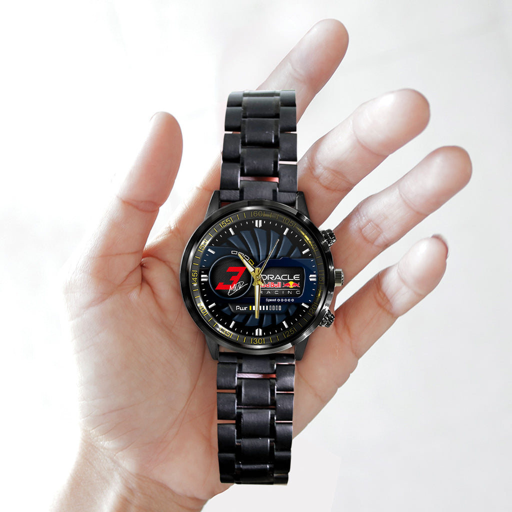 Red Bull Racing x Max Verstappen Black Stainless Steel Watch – TANTN19910