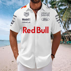 Red Bull Racing x Max Verstappen Short Sleeve Button-Down Shirt – TANTN19753