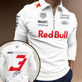 Red Bull Racing x Max Verstappen Zip Polo Shirt – TANTN19752