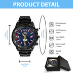 Red Bull Racing x Max Verstappen Black Stainless Steel Watch – TANTN21903