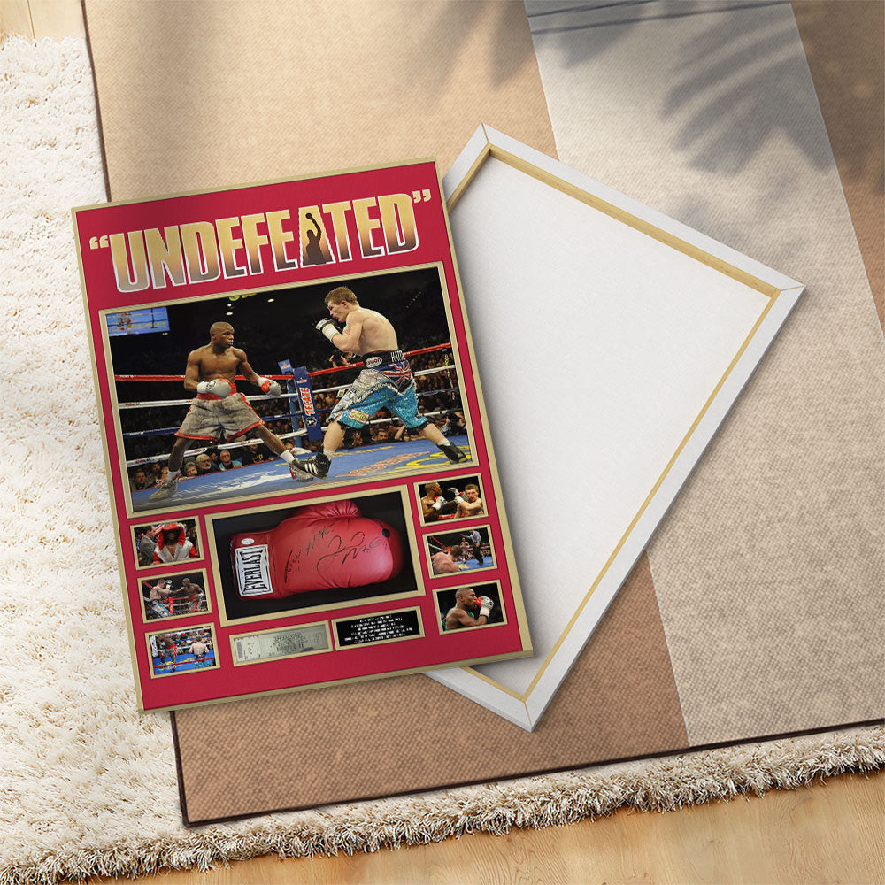 Ricky Hatton Rectangle Canvas With Inner Frame – TMTHU1022