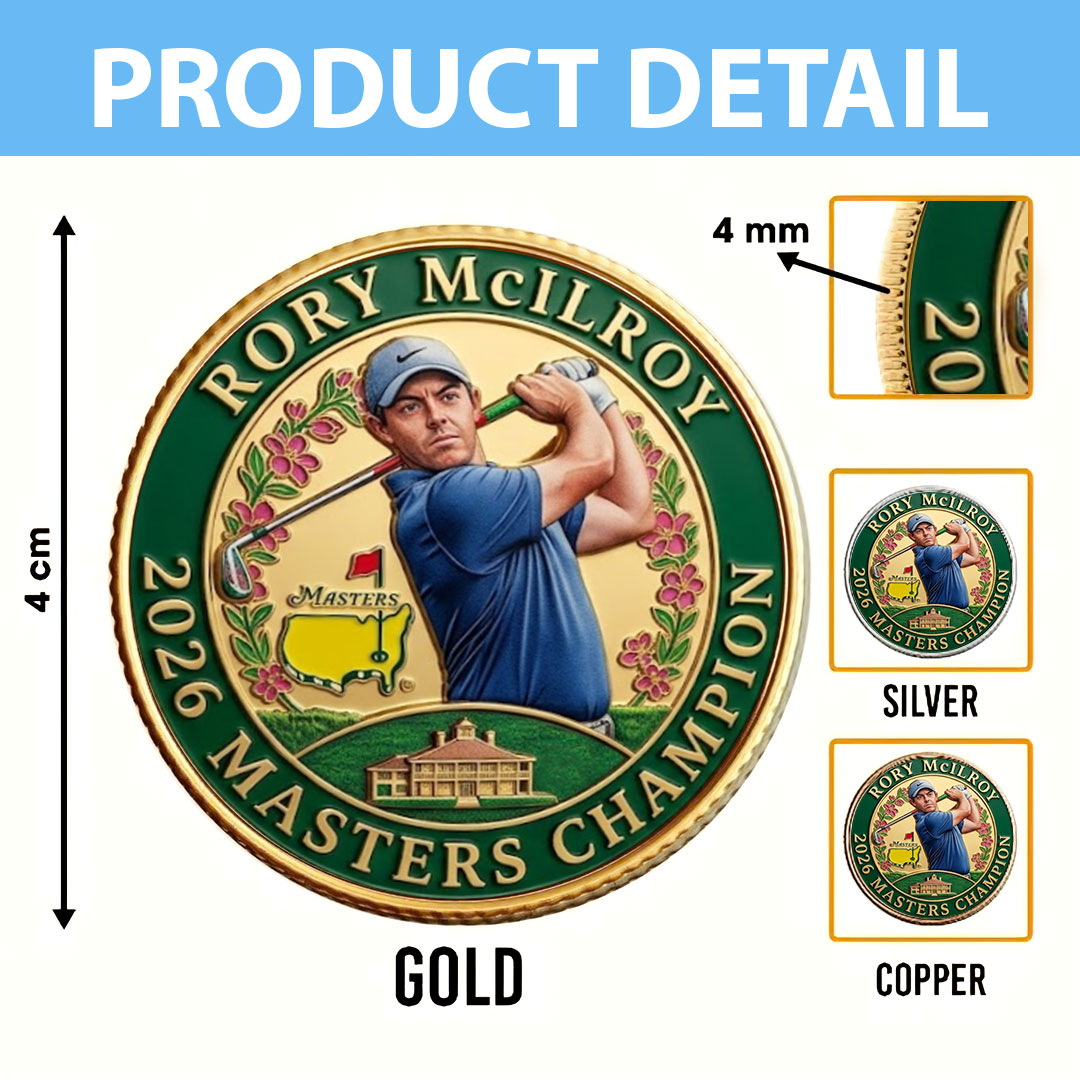 Masters Tournament x Rory McIlroy 2026 Champion Commemorative Coin – TMTHU5106