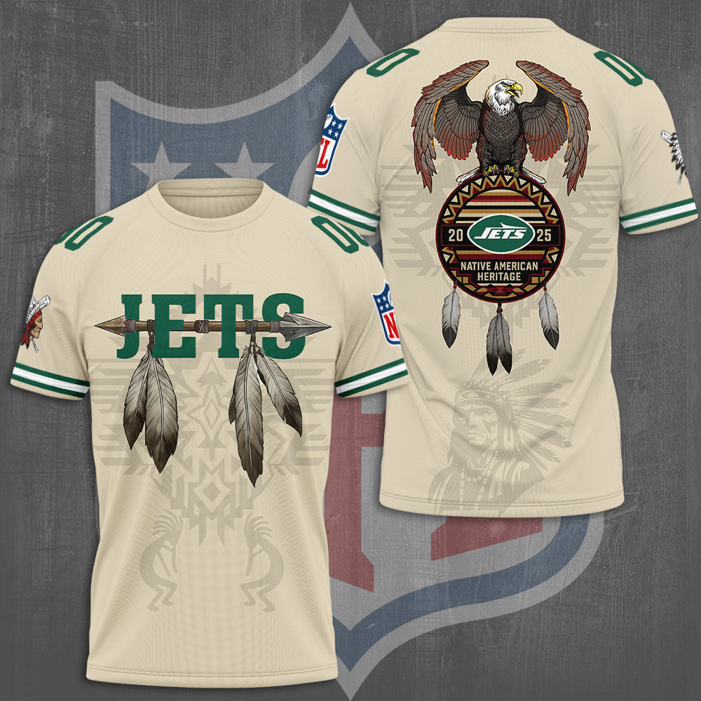 New York Jets x Native American Heritage 3D Apparel – TMTHU957