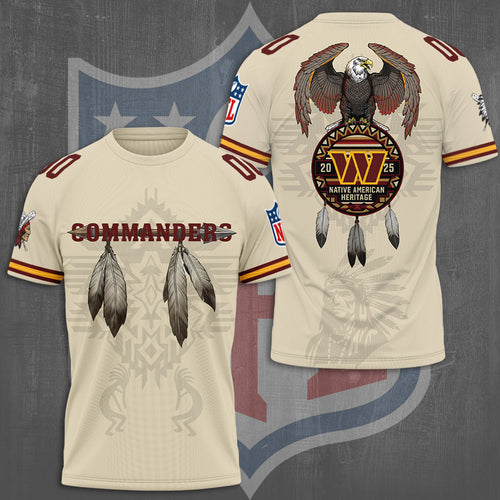 Washington Commanders x Native American Heritage 3D Apparel – TMTHU972