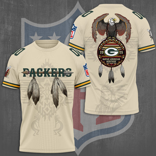 Green Bay Packers x Native American Heritage 3D Apparel – TMTHU975