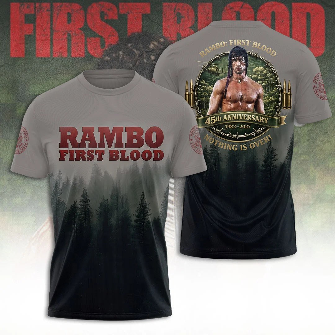 Rambo 45th Anniversary 2027 3D Apparel – TANTN25468