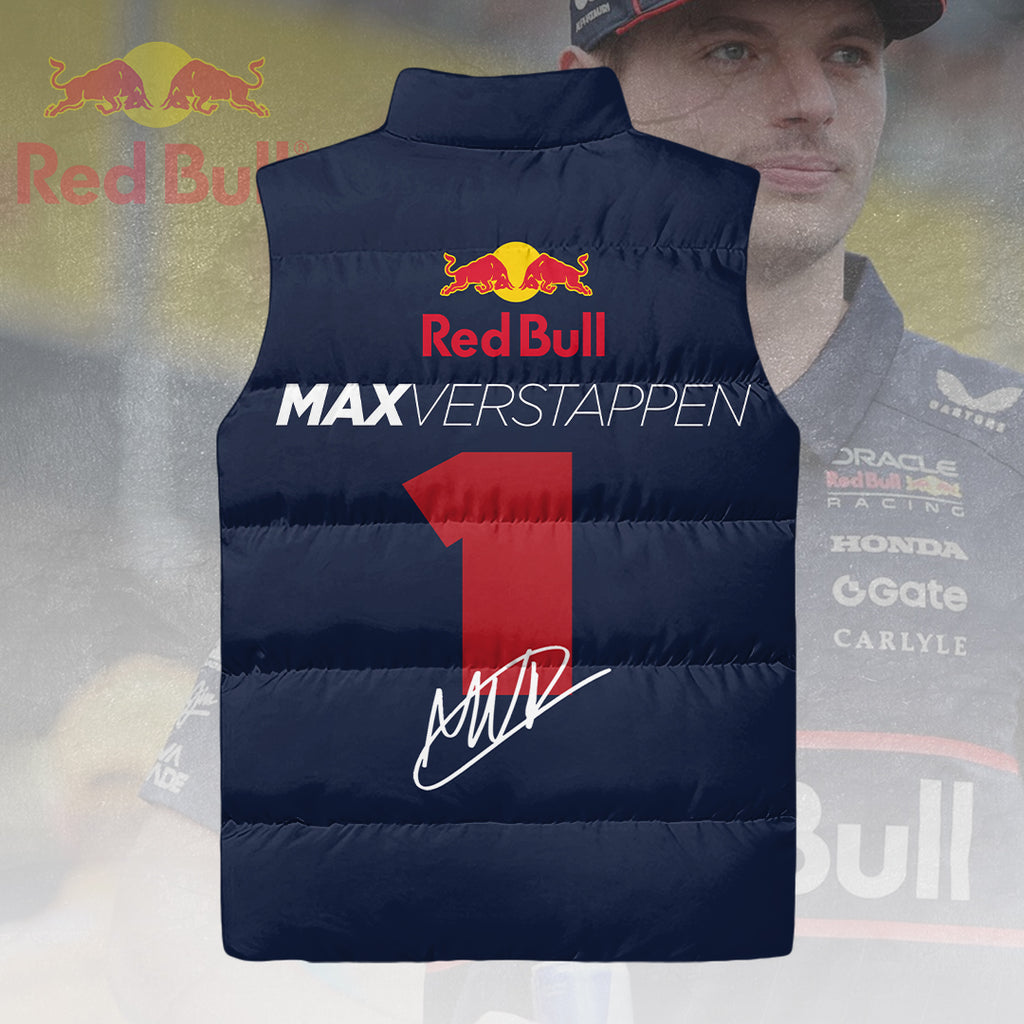 Red Bull Racing x Max Verstappen 3D Sleeveless Down Jacket – HOATT13437