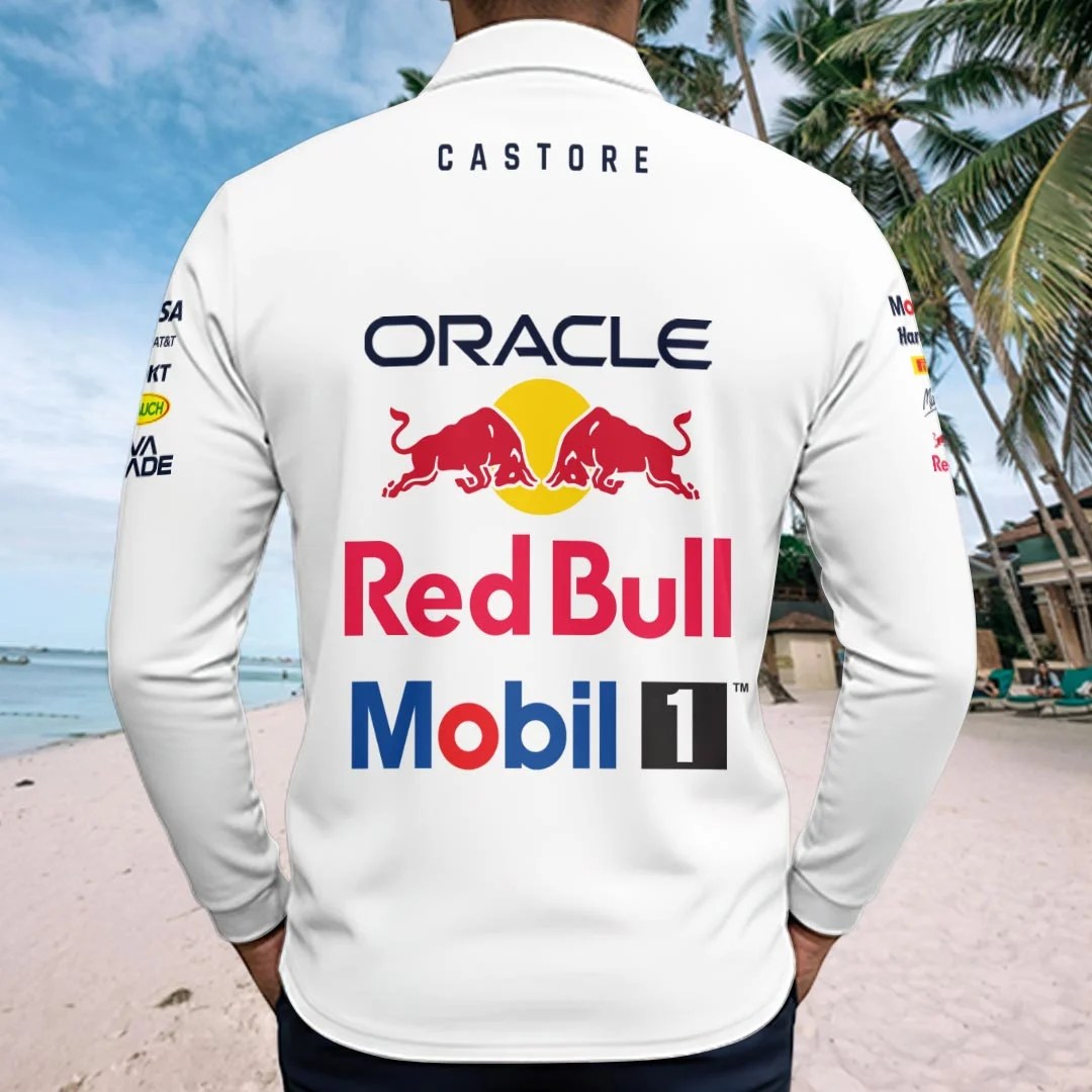 Red Bull Racing Zip Polo Shirt – HOATT26802