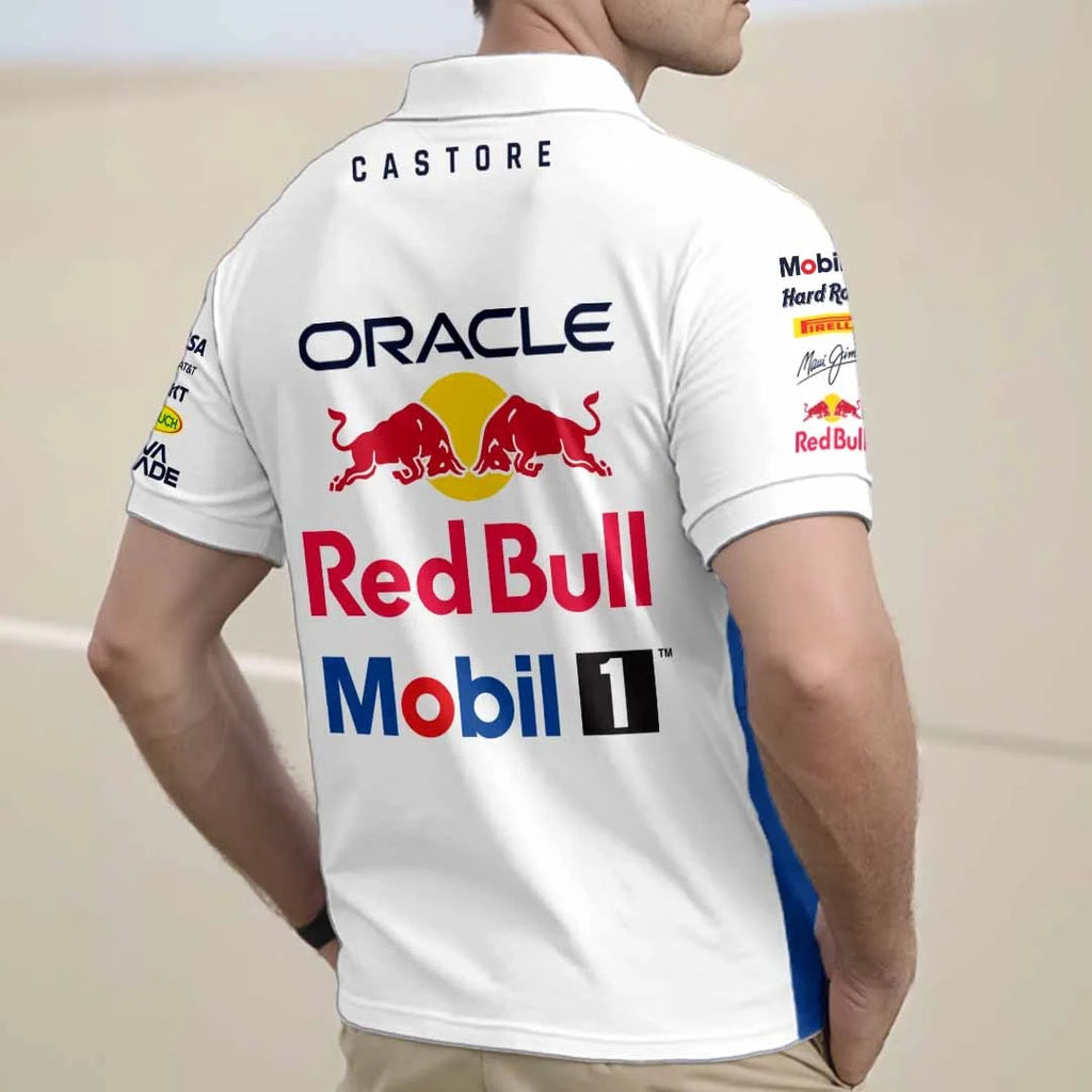 Red Bull Racing Zip Polo Shirt – HOATT26802