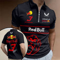 Red Bull Racing x Max Verstappen Zip Polo Shirt – TMTHU3344