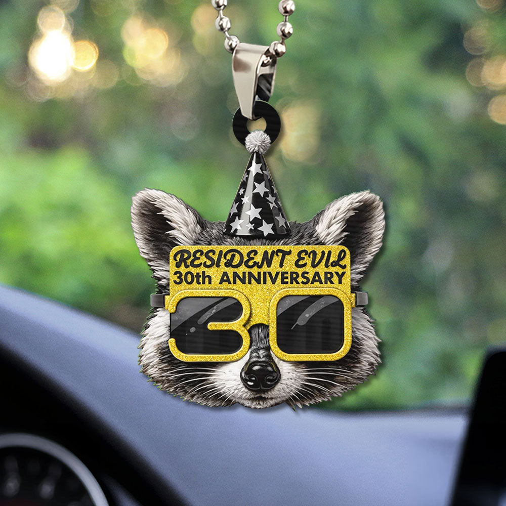 Resident Evil 30th Anniversary Custom shape 2-sided Acrylic Car Ornament – TMTHU4195