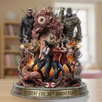 Resident Evil 30th Anniversary Custom Shape Acrylic Plaque – TMTHU4851