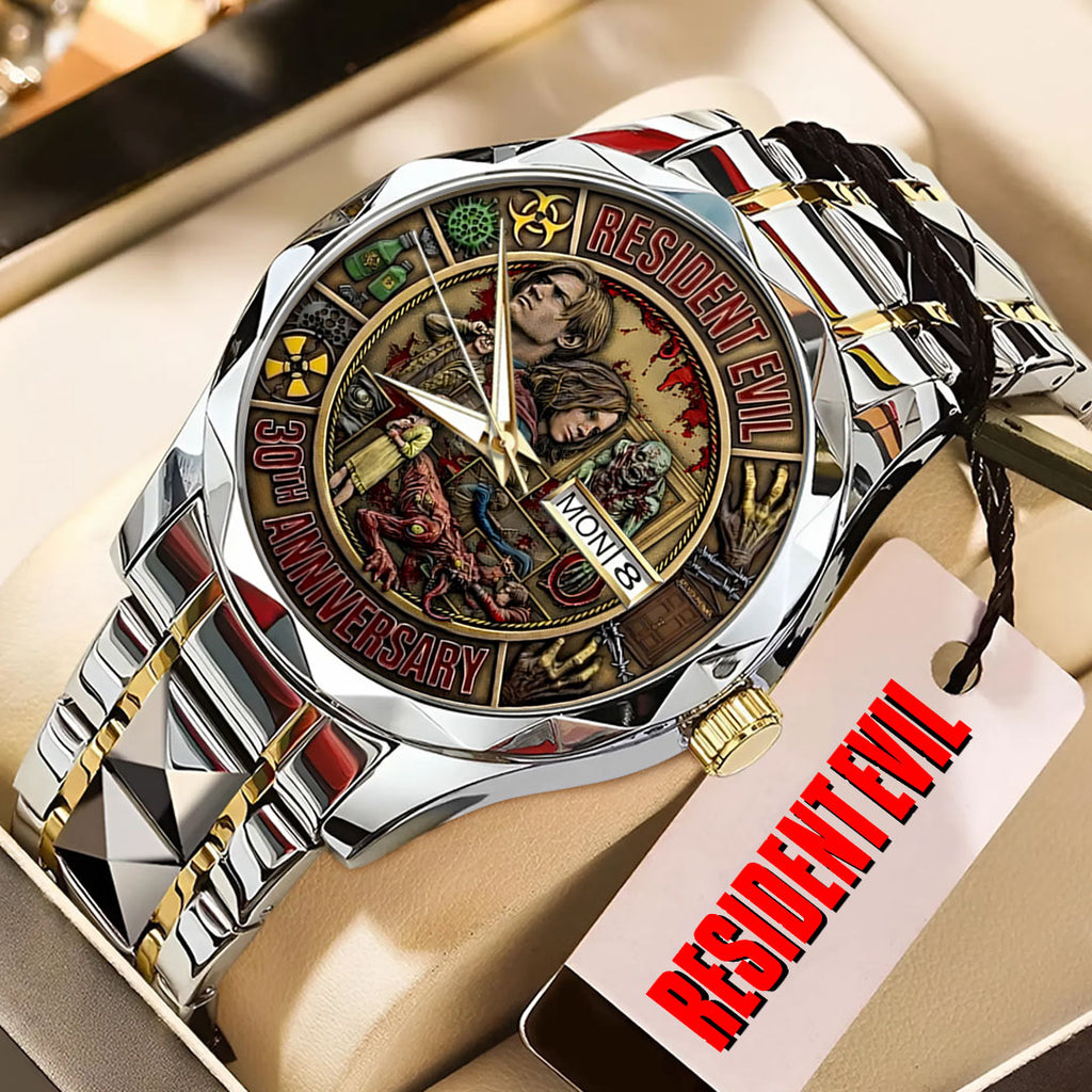 Resident Evil 30th Anniversary Alloy Luxury Quartz Watch – TMTHU4495