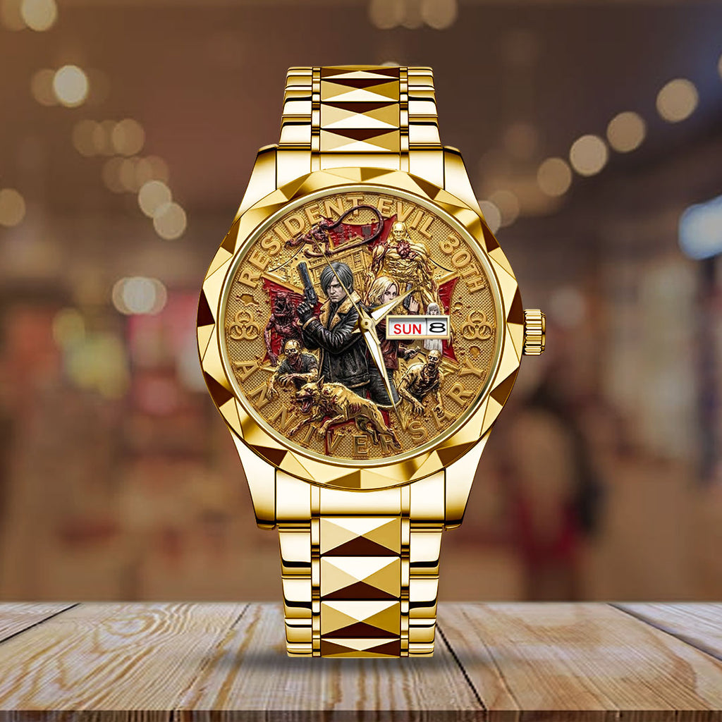 Resident Evil 30th Anniversary Alloy Luxury Quartz Watch – TMTHU4607