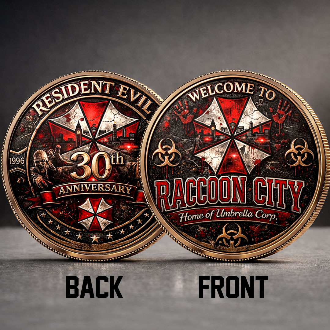 Resident Evil 30th Anniversary Commemorative Coin – TMTHU4830