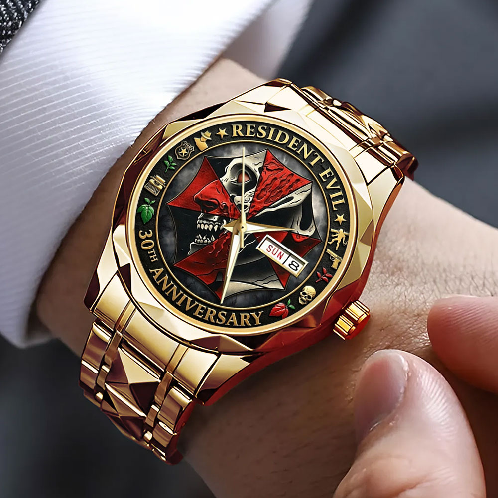Resident Evil Alloy Luxury Quartz Watch – TMTHU4234