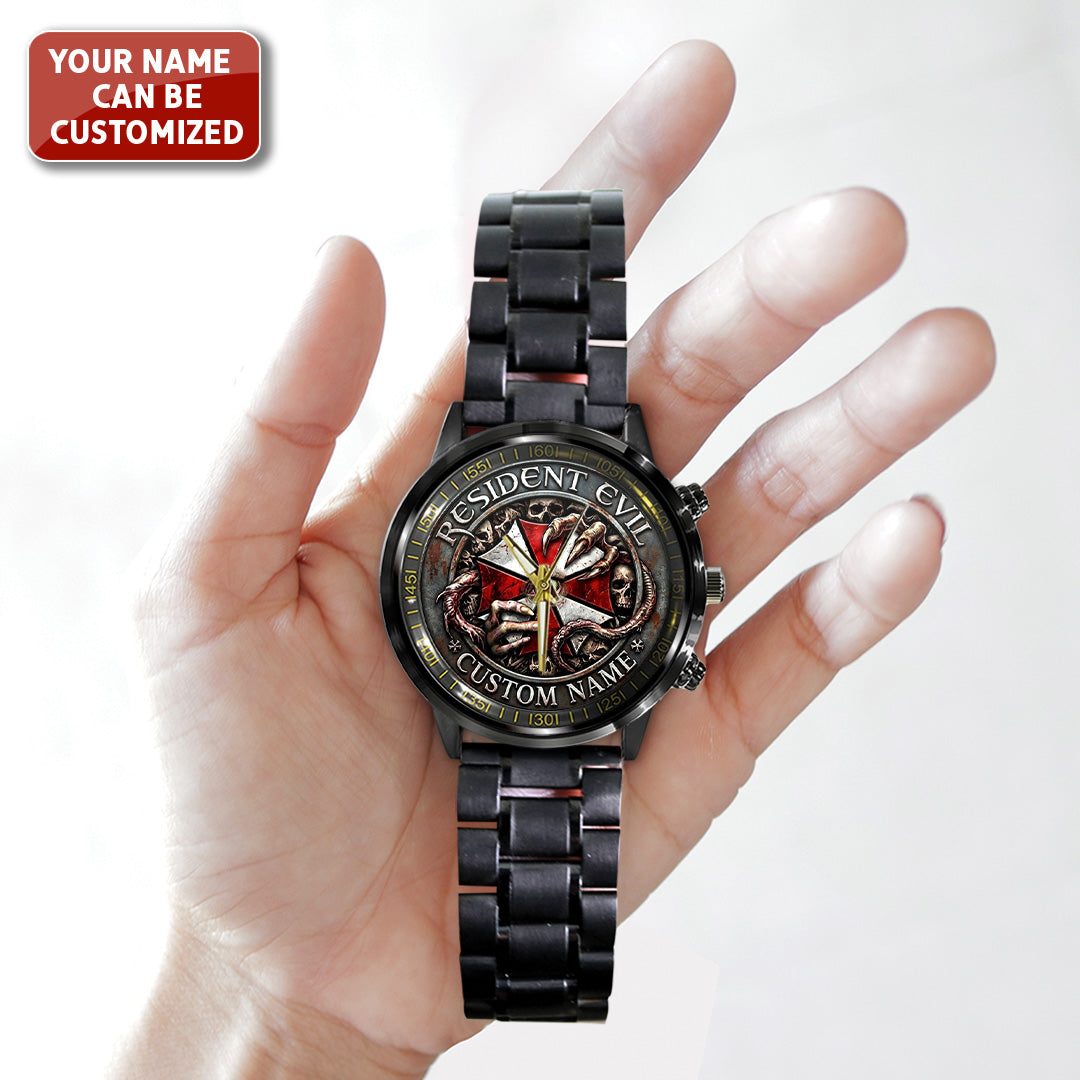 Personalized Resident Evil Black Stainless Steel Watch – TANTN21687
