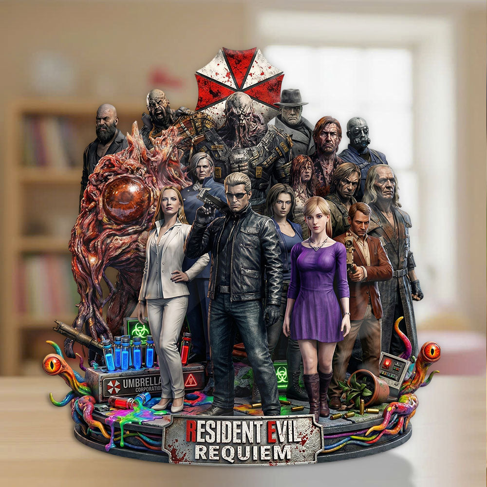 Resident Evil Requiem Custom Shape Acrylic Plaque – TMTHU5126