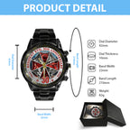 Resident Evil Requiem Black Stainless Steel Watch – TANTN21912