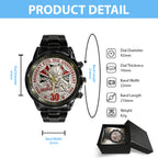 Resident Evil Requiem Black Stainless Steel Watch – TANTN21914