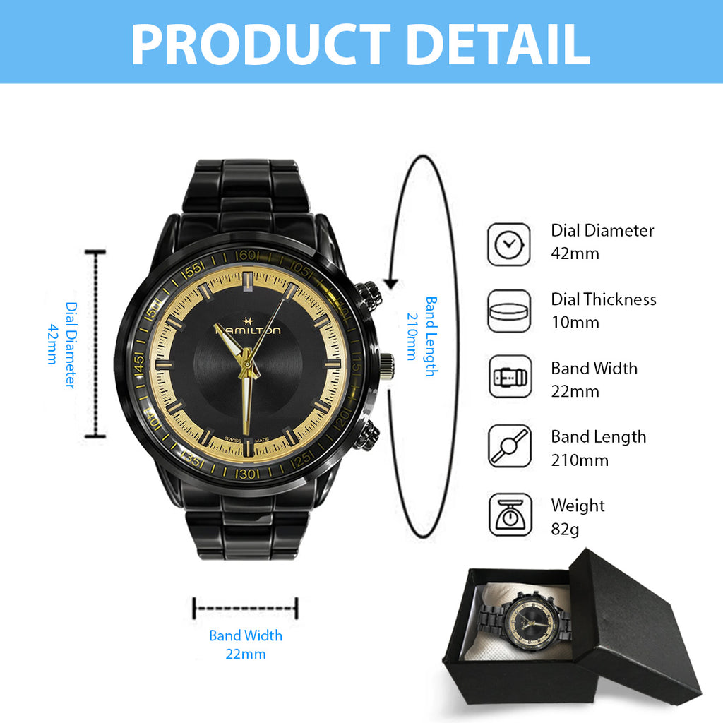 Resident Evil Requiem Black Stainless Steel Watch – TANTN22222