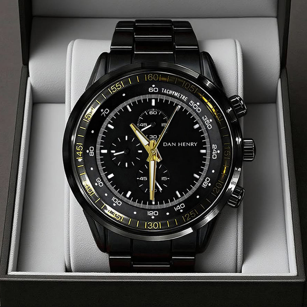 Resident Evil Requiem Black Stainless Steel Watch – TANTN22224