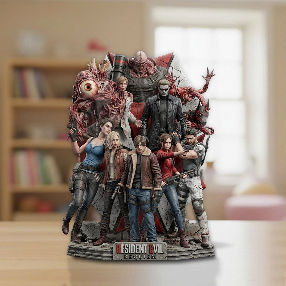 Resident Evil Requiem Custom Shape Acrylic Plaque – TMTHU4483