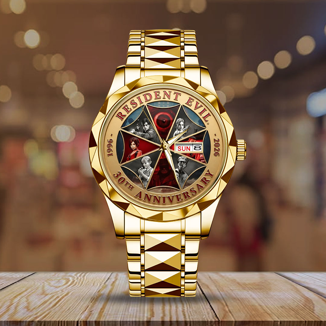 Resident Evil 30th Anniversary Alloy Luxury Quartz Watch – TMTHU4180
