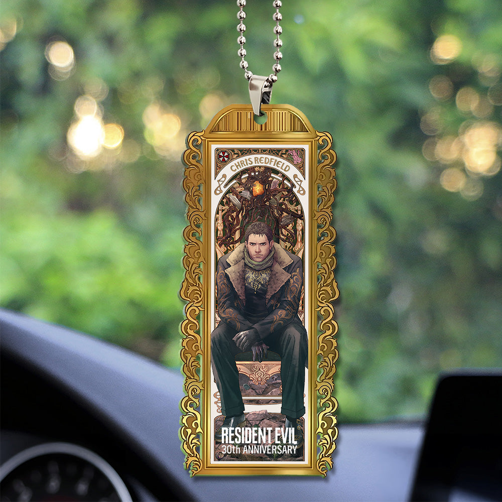 6PCS Resident Evil 30th Anniversary Custom shape 2-sided Acrylic Car Ornament – GNE5338