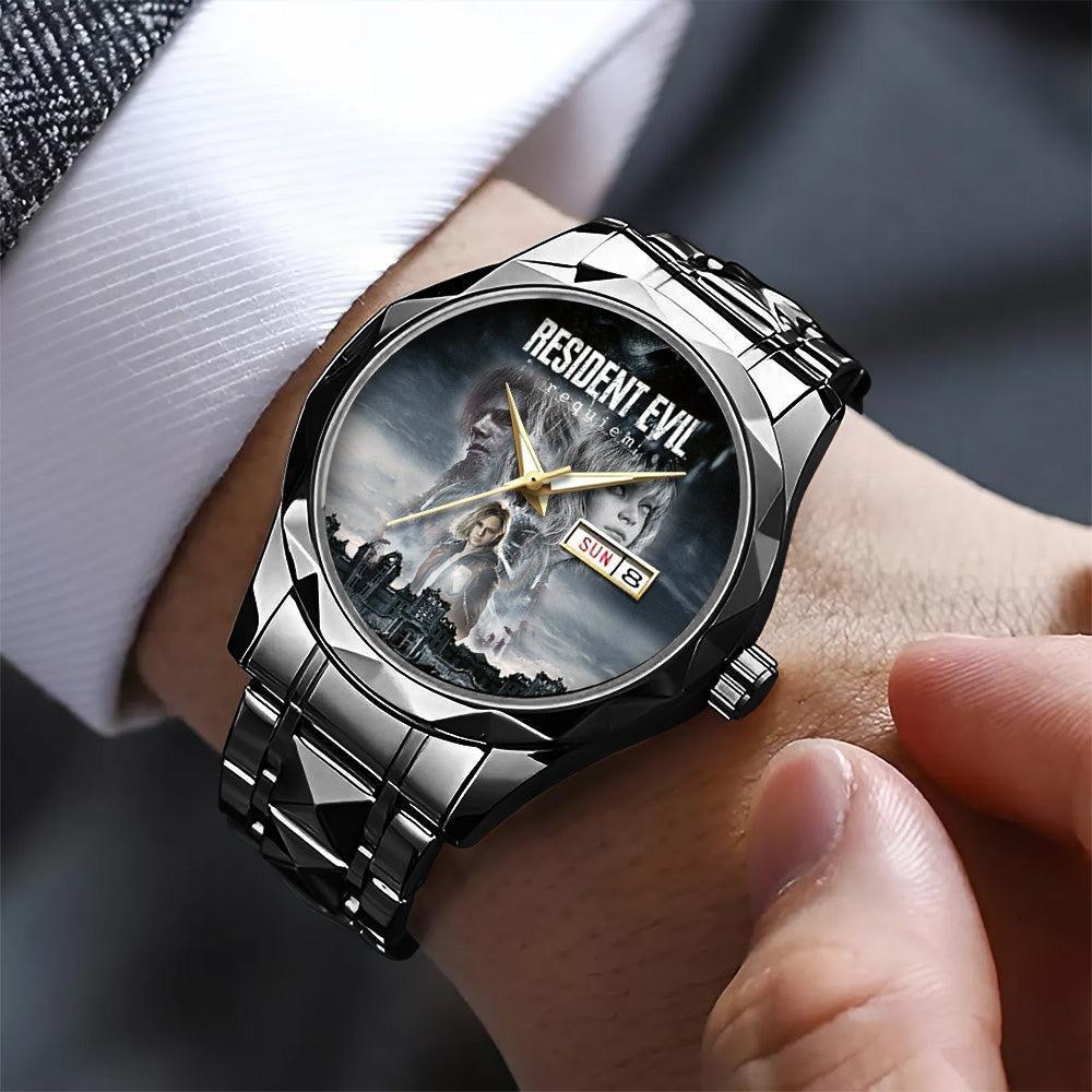Resident Evil Requiem Alloy Luxury Quartz Watch – GNE5339