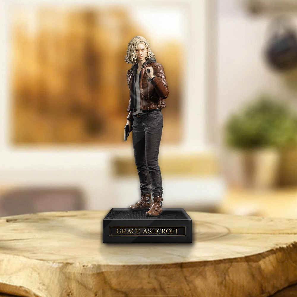 Resident Evil Requiem x Grace Ashcroft Custom Shape Acrylic Plaque – GNE5307