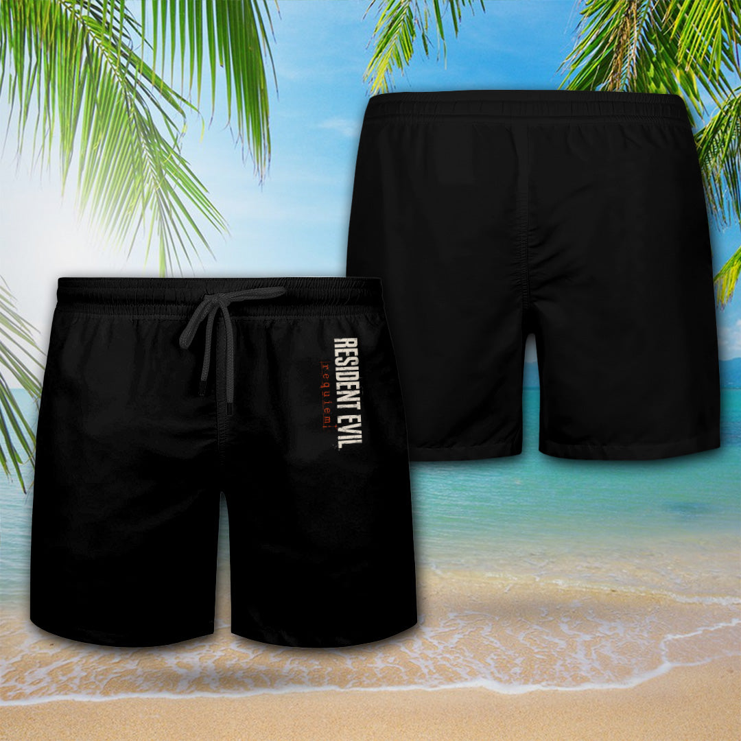 Resident Evil Requiem x Leon Scott Kennedy 3D Hawaiian Apparel – GNE5414.2