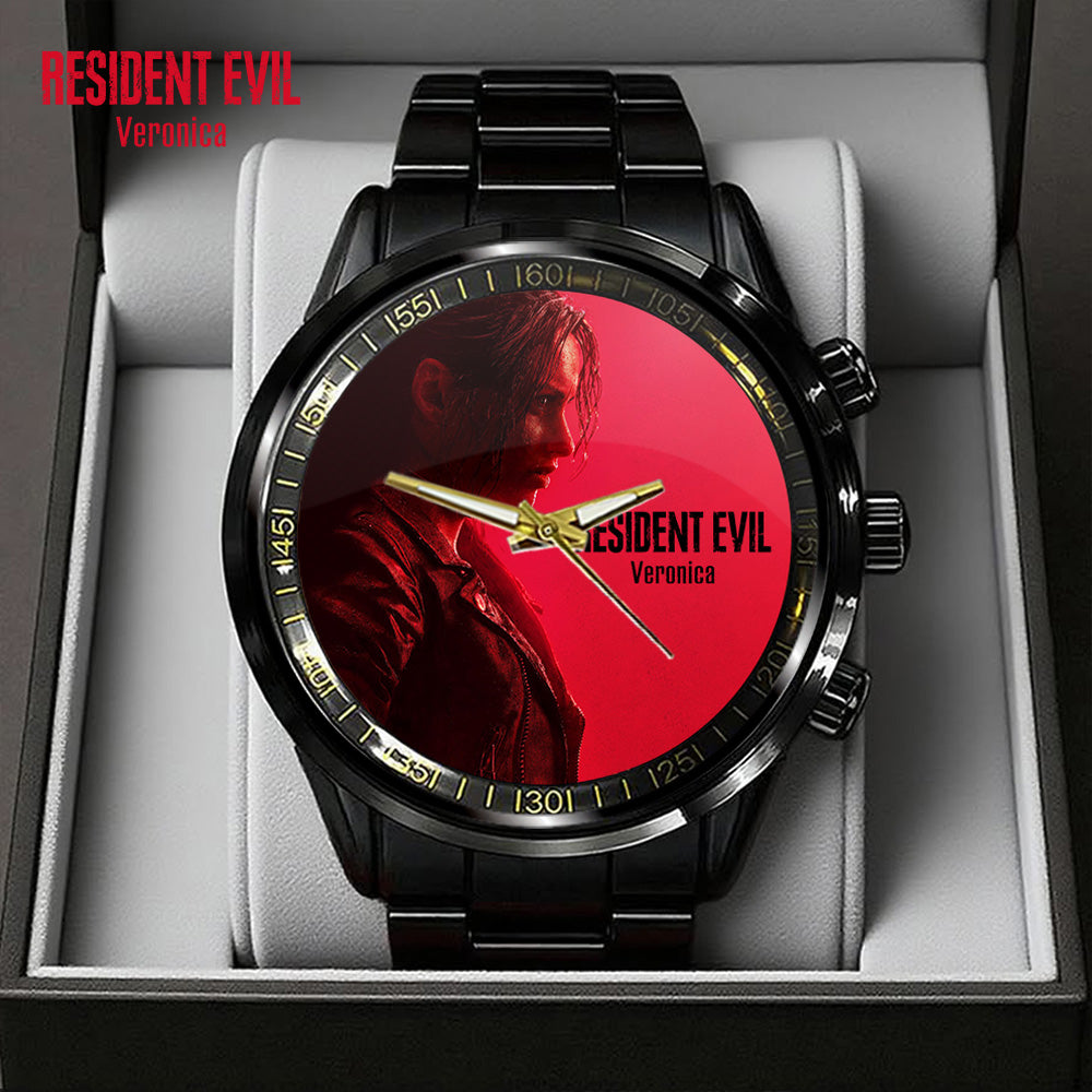 Resident Evil Veronica Black Stainless Steel Watch – GNE6998