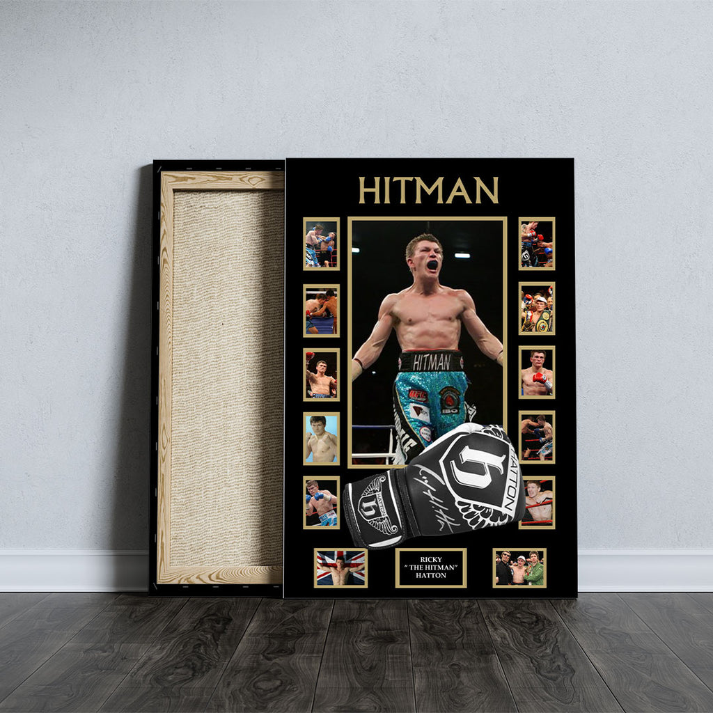 Ricky Hatton Rectangle Canvas With Inner Frame – TANTN16232