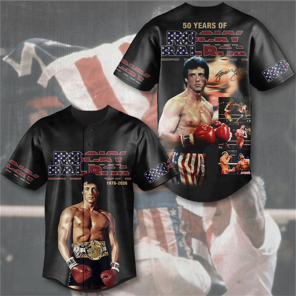 Rocky 50th Anniversary Baseball Jersey – TMTHU3346