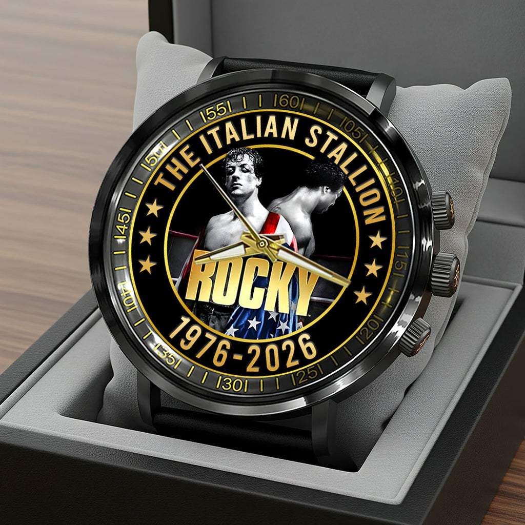 Rocky 50th Anniversary Black Stainless Steel Watch – HOATT15590