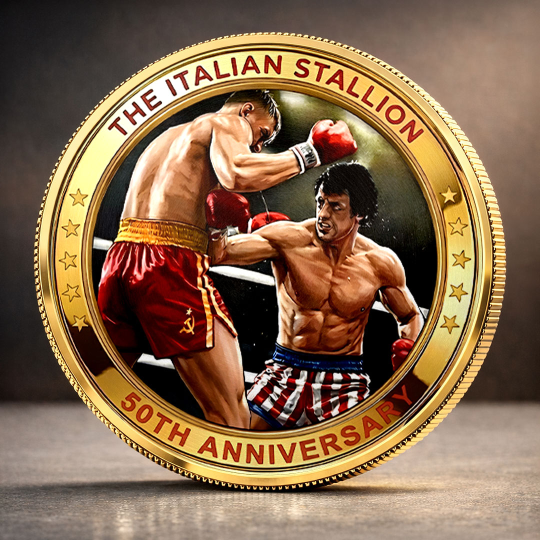 Rocky 50th Anniversary Commemorative Coin – HOATT17817