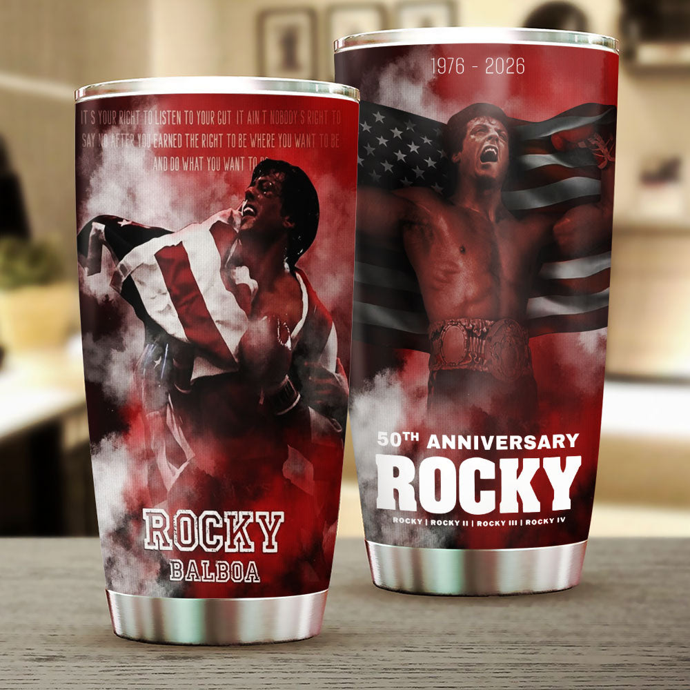 Rocky Balboa 50th Anniversary Tumbler Cup – TMTHU3158