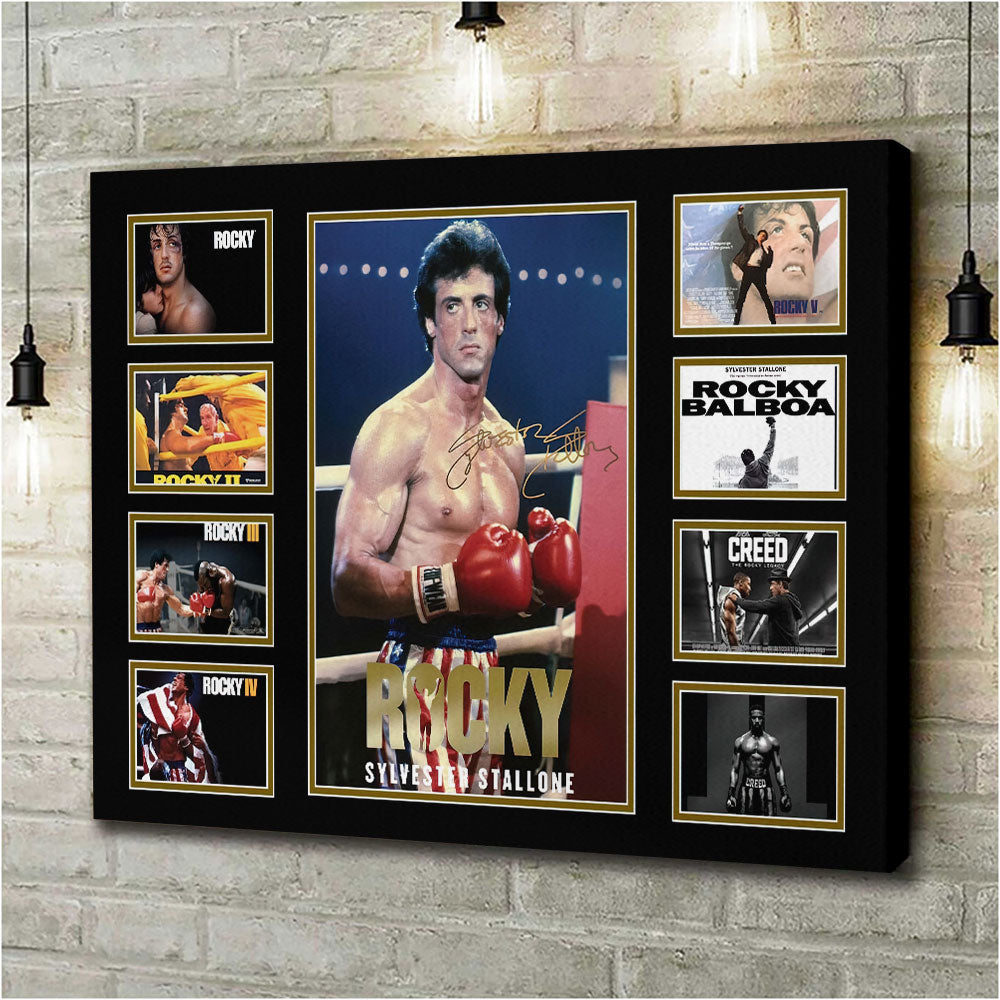Rocky 50th Anniversary Rectangle Canvas With Inner Frame – HOATT15468