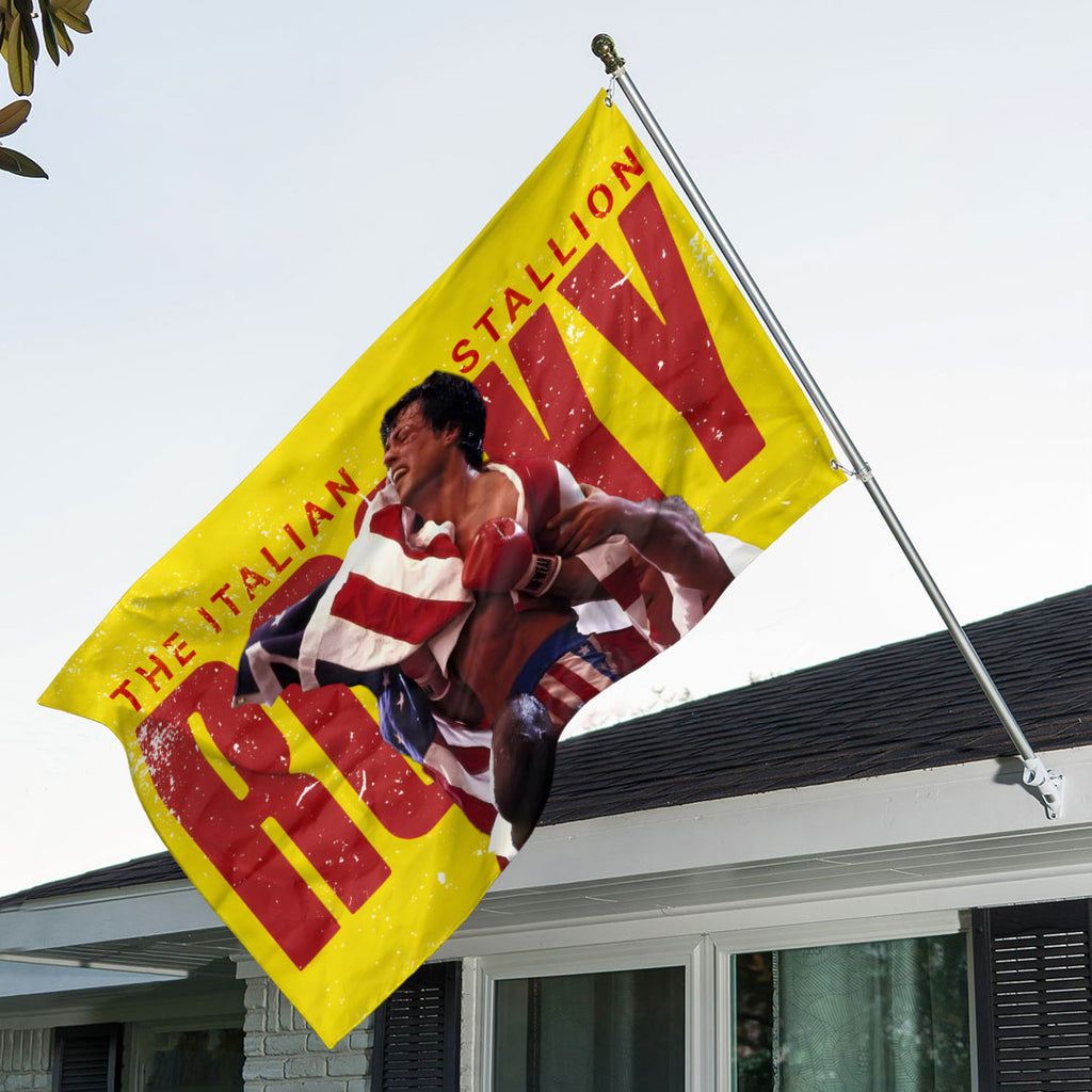 Rocky 3D Double-side House Flag – HOATT15512